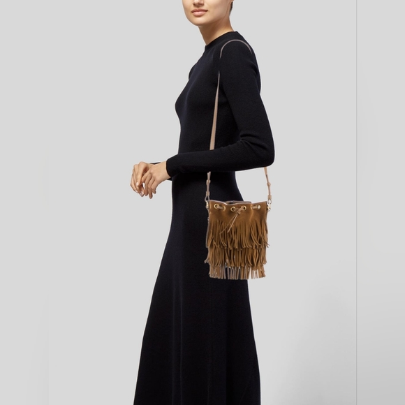Saint Laurent Bags Saint Laurent Fringe Suede Bucket Bag Poshmark